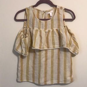 Lauren Conrad Cold Shoulder Top